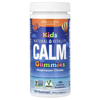 CALM, Niños gomitas, Sweet Citrus, 120 gomitas (83 mg per gomita)