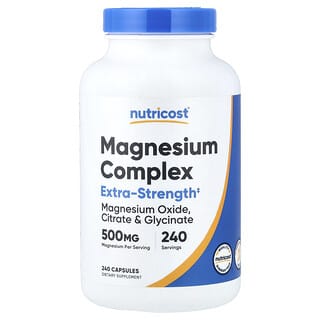 Magnesio Complex, 500 mg, 240 cápsulas