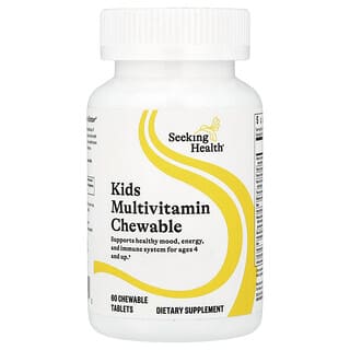 Niños Multivitamínico masticable, edades 4 y Up, 60 tabletas masticables