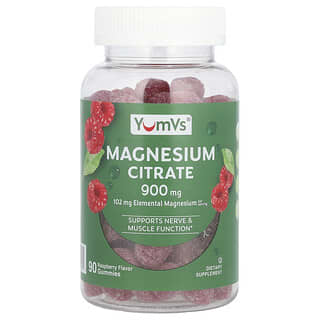 Magnesio Citrate, Raspberry, 90 Gomitas (300 mg por Gomita)