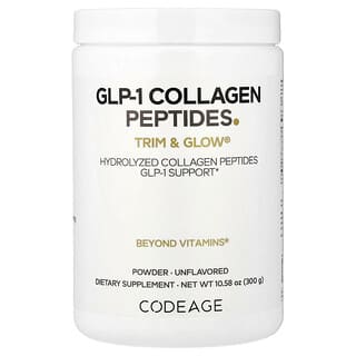 Péptidos de Colágeno GLP-1 en Polvo, Trim & Glow, Sin Sabor 10.58 oz (300 g)
