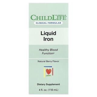 Líquido Hierro, Berry Natural, 4 fl oz (118 ml)