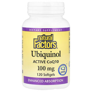 Ubiquinol, Active CoQ10, 100 mg, 120 softgels