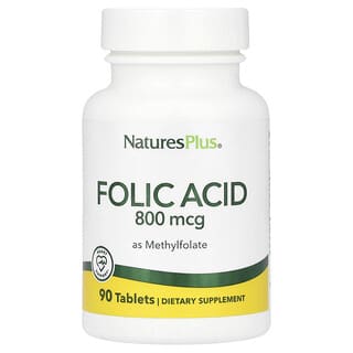 Ácido Fólico as Methylfolate, 800 mcg, 90 tabs