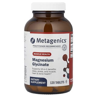 Metagenics, Glicinato de Magnesio. 120 tabs