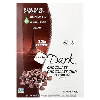 Barras de Proteína Sabor Chocolate Chocolate Chip 12 Barras de 50 g c/u