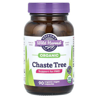 Organic Chaste Tree, 90 caps (440 mg por cap)