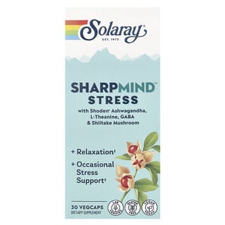 SharpMind Stress, 30 VegCaps