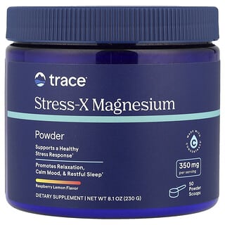 Trace, Magnesio "Stress-X" sabor Frambuesa Limón. 230 gr.