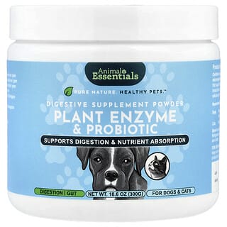 Plant Enzyme & Probiótico, para Perros y Gatos, 10.6 oz (300 g)