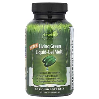 Multivitamínico para Hombre, Living Green Liquid-Gel. 90 softgels.