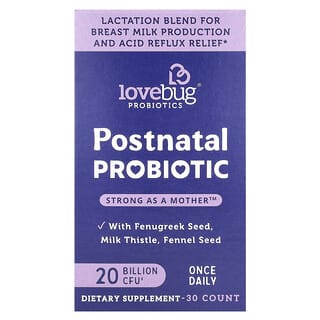 Postnatal Probióticos, 20 Billion CFU 30 Cápsulas