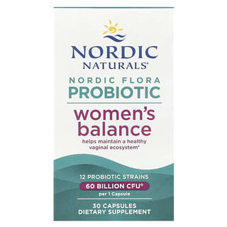 Nordic Flora Probiotic, Mujer Balance, 30 caps