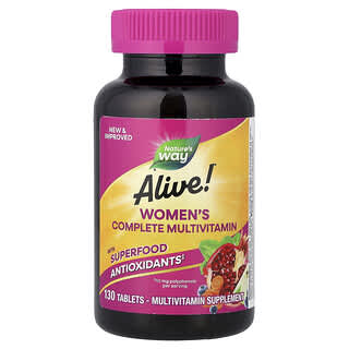 Alive! Mujer Complete Multivitamínico, 130 tabs