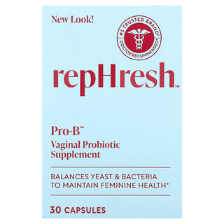 Pro-B, Vaginal Probiótico Supplement, 5 Billion CFU, 30 caps