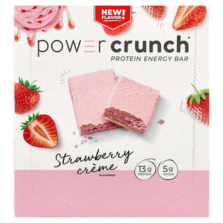 Barras Energéticas de Proteína Sabor Strawberry Creme 12 Barras de 40 g c/u