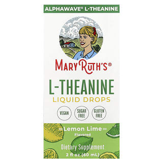 L-Theanine gotas líquidas, Limón Lima, 2 fl oz (60 ml)