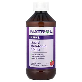 líquido Melatonina, Berry, 2.5 mg, 8 fl oz (237 ml)