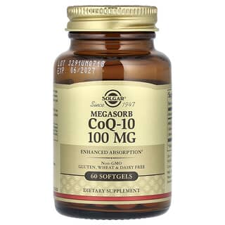 Megasorb CoQ-10, 100 mg, 60 softgels