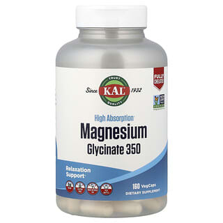 Glicinato de Magnesio de Alta Absorción 160 Cápsulas Vegetales