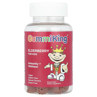 Elderberry para Niños, Inmunidad + Wellness, Limón Raspberry, 60 Gomitas