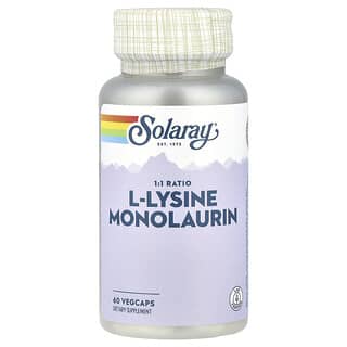 L-Lysine Monolaurin, 1:1 Ratio, 60 VegCaps