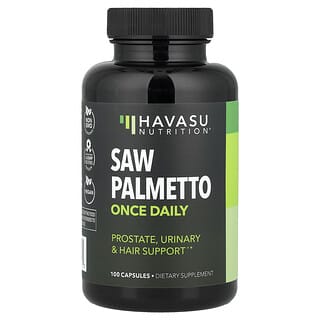 Saw Palmetto, Once Daily, 100 caps (500 mg per Capsule)
