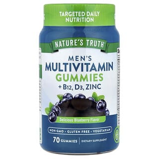 Multivitamínico para Hombre, sabor Delicious Blueberry. 70 gomitas.