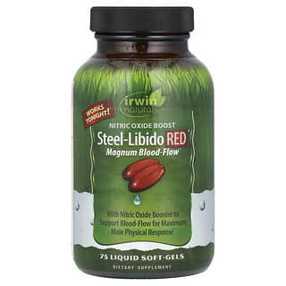 Steel-Libido Red, Magnum Blood-Flow, 75 softgels líquidos
