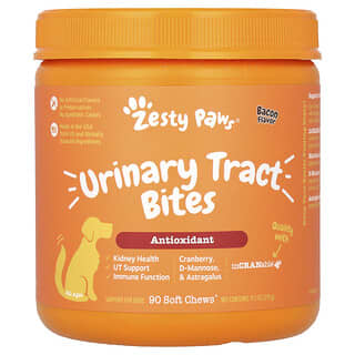 Urinary Tract Bites, para Perros, Todas las Edades, Tocino, 90 Soft Chews, 11.1 oz (315 g)