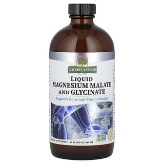 líquido Magnesio Malato and Glicinato, 16 fl oz (480 ml)