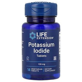 Potassium Iodide, 130 mg, 14 Vegetarian Tabs