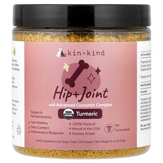 Hip + Joint with Advanced Curcumin Complex, para Perros + Cats, Turmeric, 4 oz (113.4 g)
