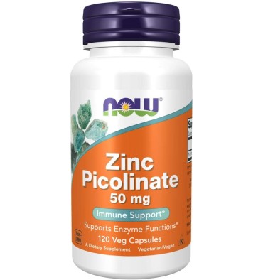 Picolinato de Zinc 50 mg. 120 vcaps