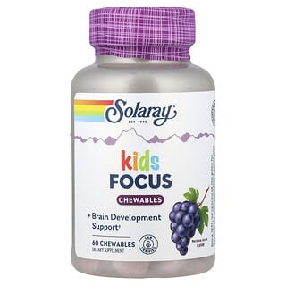 Niños Focus masticables, Natural Uva, 60 masticables