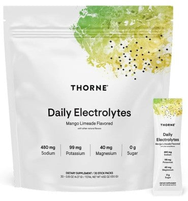 Thorne Electrolitos cero Azúcar Sport Certificated. 30 pack