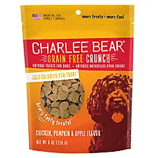 Premios Bear Crunch Naturales sin Grano Sabor Pollo Calabaza y Manzana para Perro