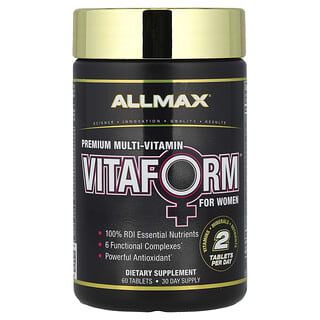 VITAFORM, Premium Multivitamínico For Mujer 60 tabs