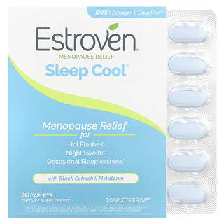 Sleep Cool, Menopausia Relief, 30 caplets