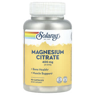 Magnesio Citrato, 90 cápsulas (133 mg per Capsule)
