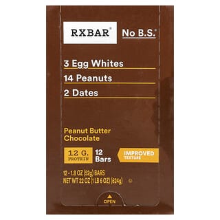 Barras de Proteína Sabor Peanut Butter Chocolate 12 Barras de 52 g c/u