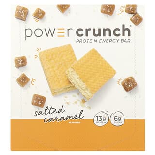 Barras Energéticas de Proteína Sabor Caramelo Salado 12 Barras de 40 g c/u