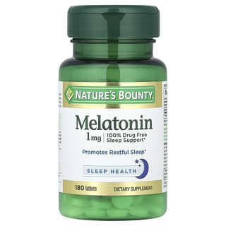Melatonina, 1 mg, 180 tabletas