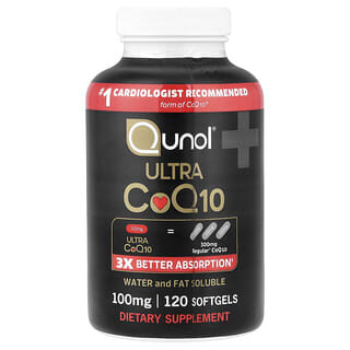 Ultra CoQ10, 100 mg, 120 softgels