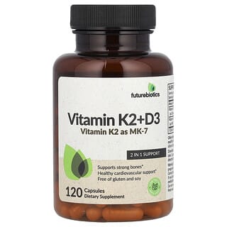 Vitamin K2 + D3 , 120 caps