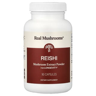 Reishi, Mushroom Extract Powder, 90 caps (500 mg per cap)
