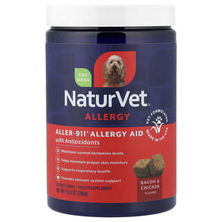 Aller-911®, Apoyo para Alergias + Antioxidants, para Perros, Tocino & Pollo, 180 Soft Chews, 13.9 oz (396 g)