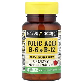 Ácido Fólico B6 & B12, 90 tabs
