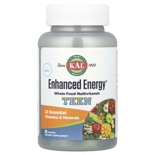 Enhanced Energy, Teen, Multivitamínico, 60 Vegtabs