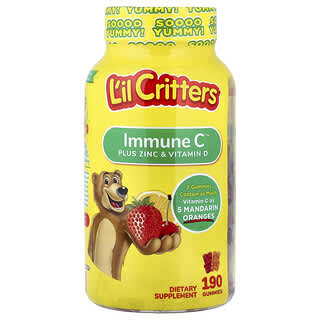 Inmunidad C Plus Zinc & Vitamina D gomitas, 190 gomitas
